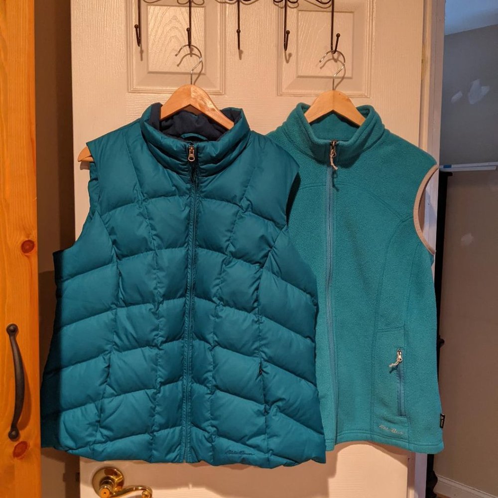 Lot of (2) Eddie Bauer Vests